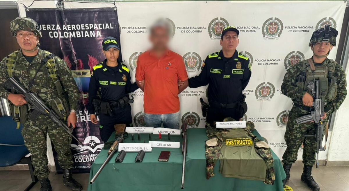 Capturado alias “Alacrán” en San Luis, Tolima