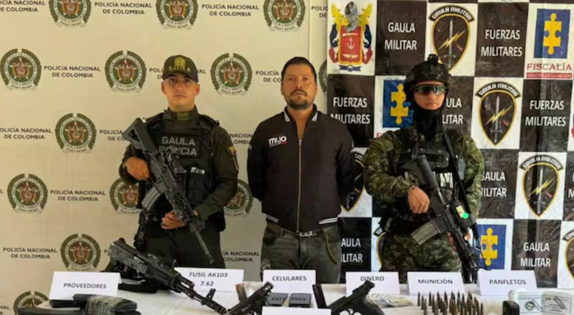 Capturado segundo cabecilla de las disidencias, frente ‘Joaquín González