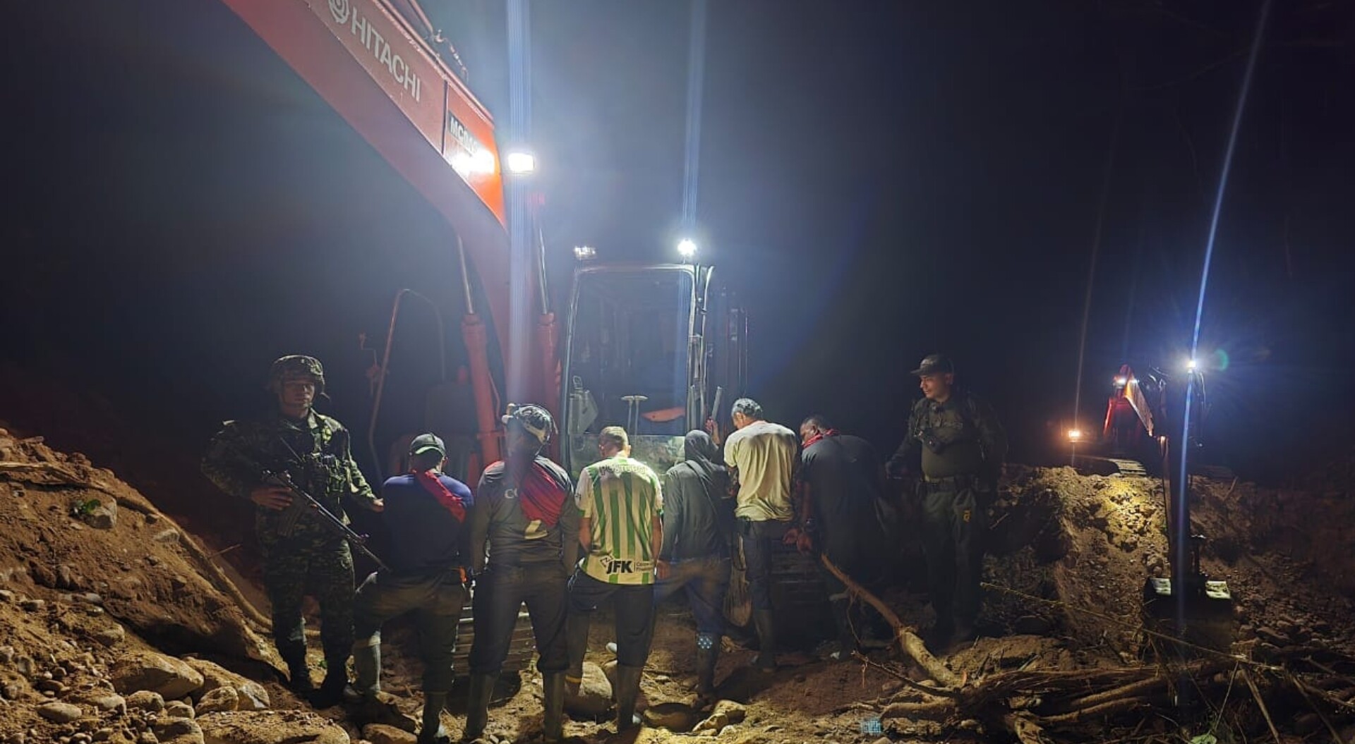Capturados seis hombres por minería ilegal en el sur del Tolima