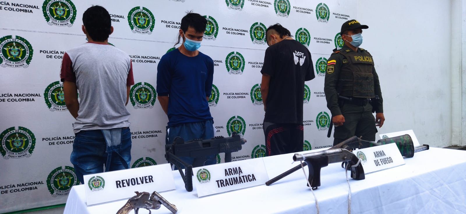 Capturan a cuatro jóvenes que protagonizaron balacera con la Policía en Ibagué