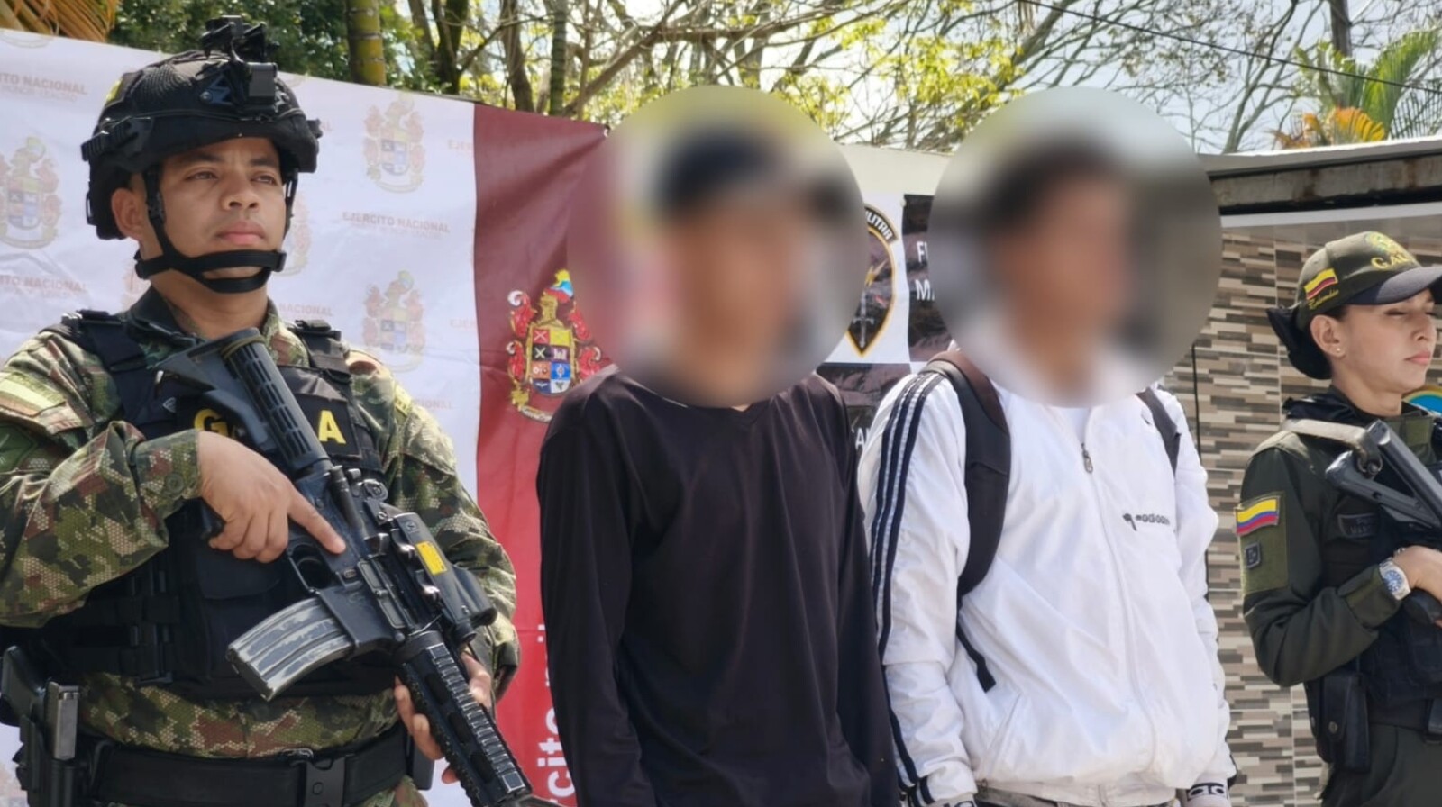 Capturan a dos presuntos integrantes de la seguridad de alias “Marcos” en el Tolima