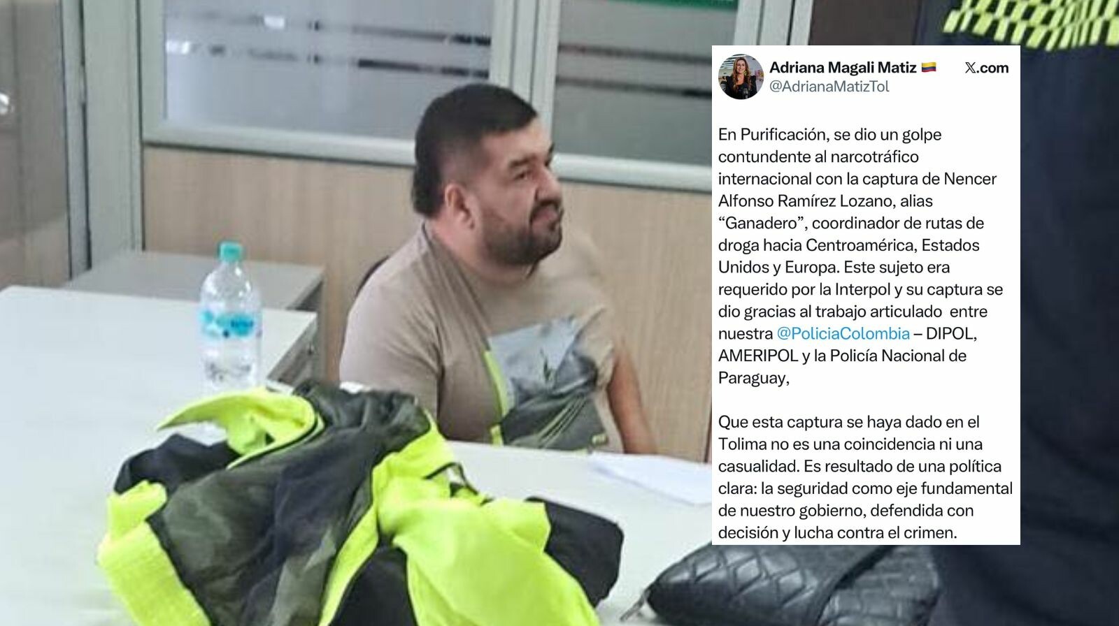 Capturan en Purificación a alias “Ganadero”, requerido por Interpol por narcotráfico