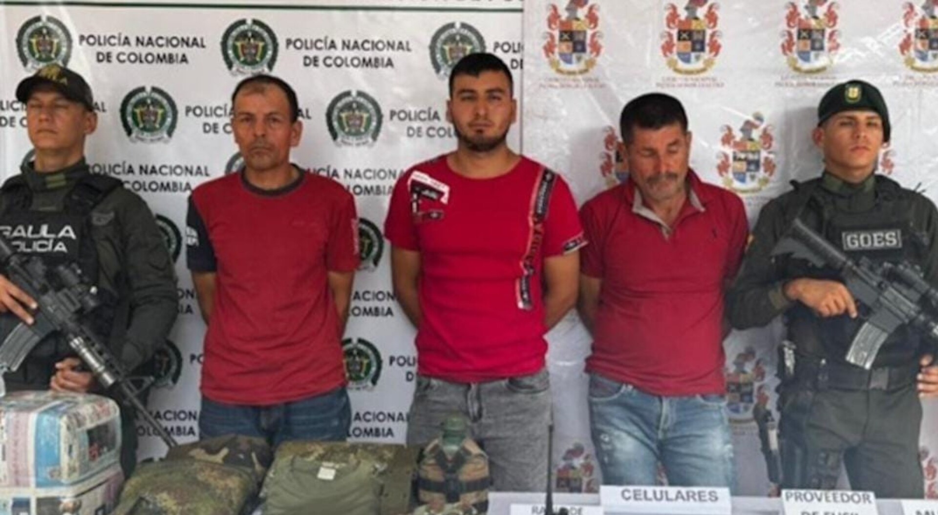 Cárcel para los presuntos integrantes del Frente 57 que extorsionaban en el Tolima