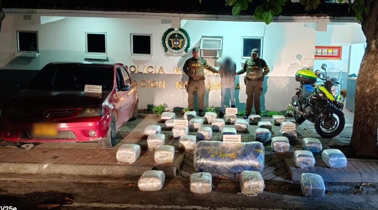 Incautan 170 kilos de marihuana en vías del Tolima
