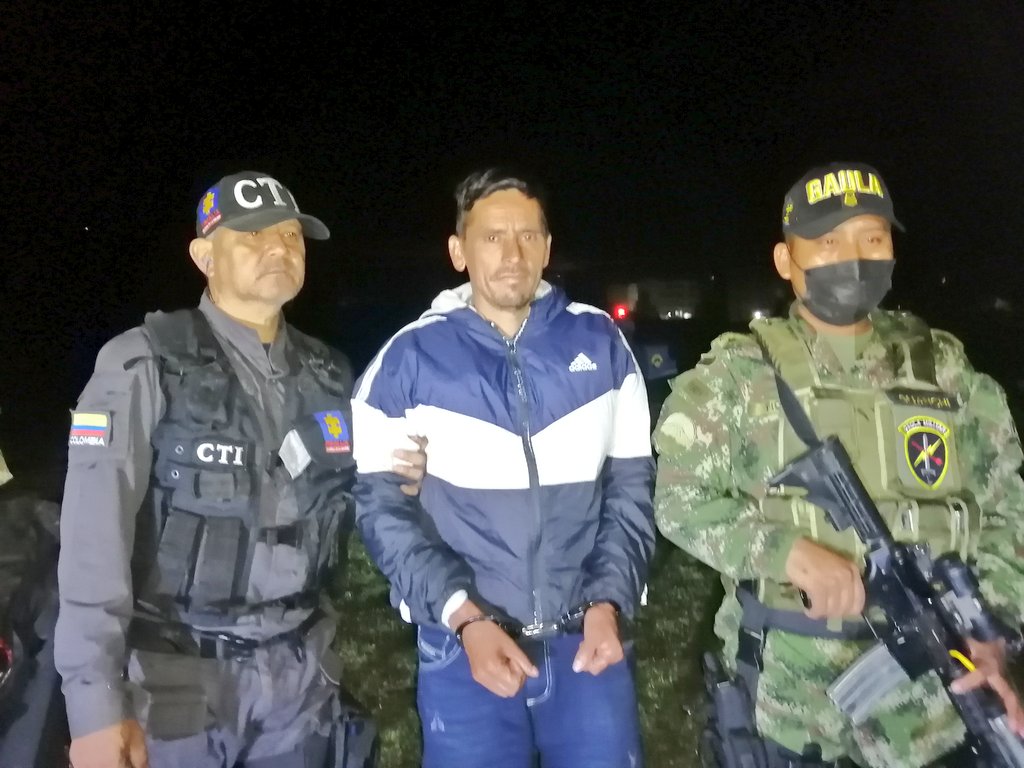 Cayó alias 'Miller', principal cabecilla de las disidencias de las Farc en el Tolima