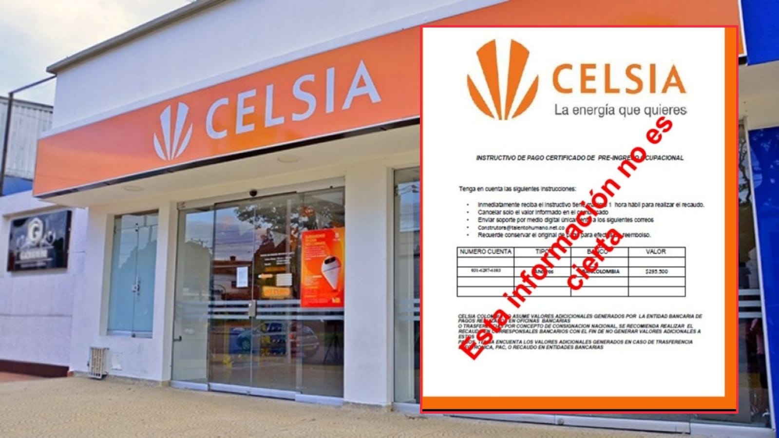 Celsia advierte sobre falsas ofertas de empleo