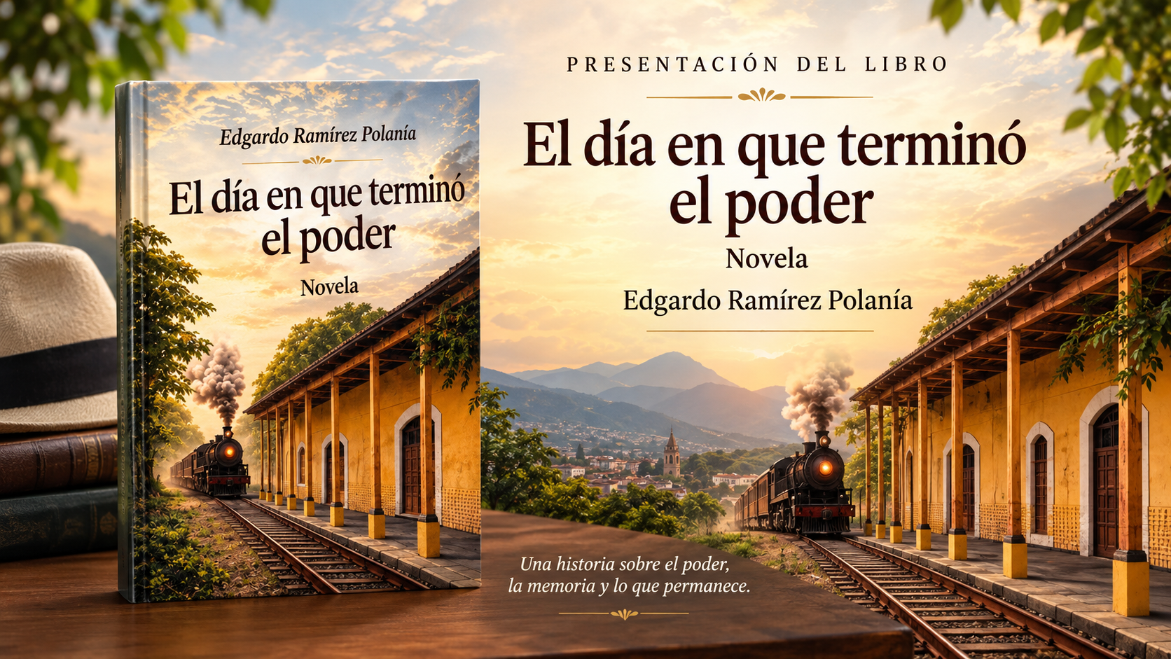 “El día en que terminó el poder”, una novela nacida en nuestra tierra