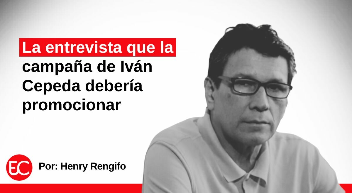 La entrevista que la campaña de Iván Cepeda debería promocionar