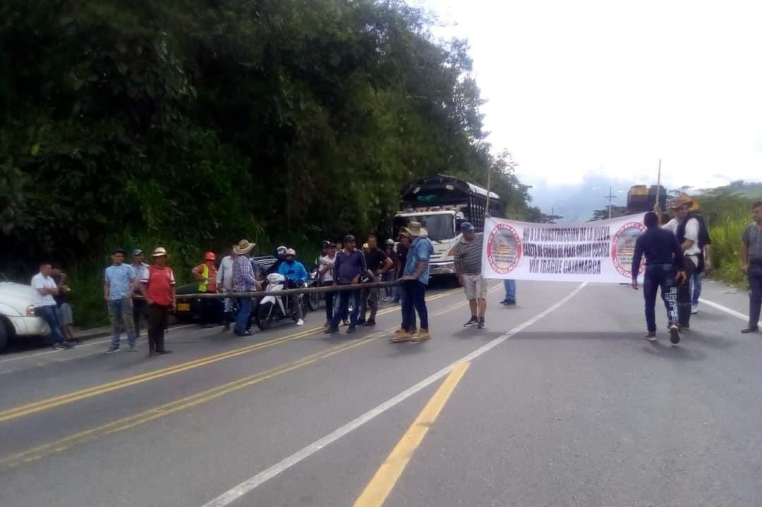 Comunidad impidió la instalación de un peaje en la antigua vía de Coello Cocora