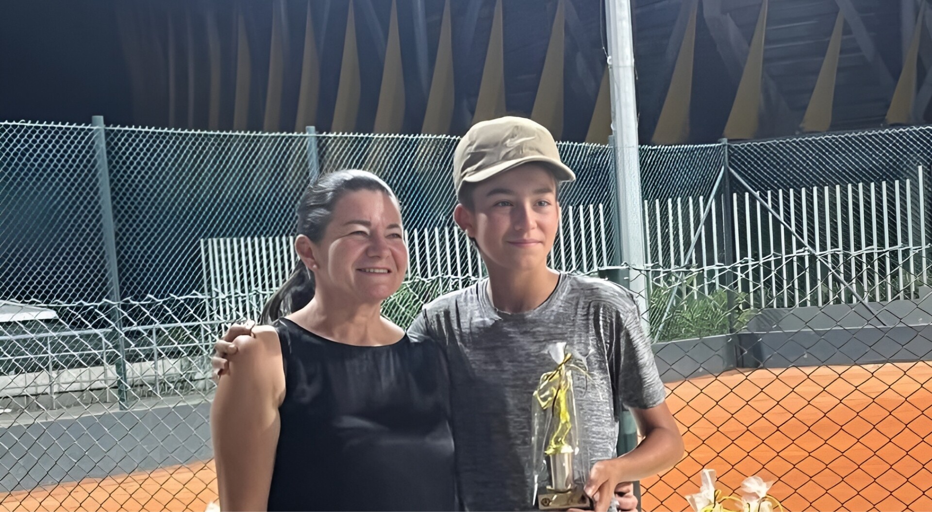 Con 13 años, Matías Sabogal fue subcampeón en la categoría Sub-18 del Nacional de Tenis en Ibagué