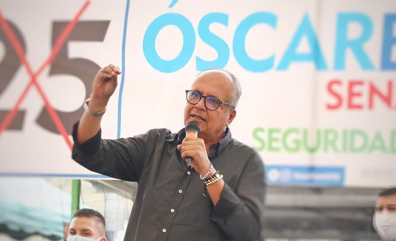 Con Óscar Barreto las manifestaciones tienen doble propósito