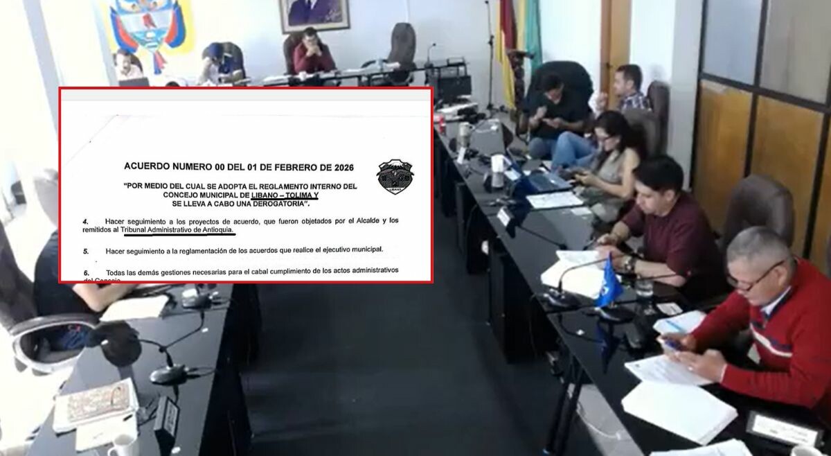 Concejo del Líbano habría copiado Acuerdo de Caldas, Antioquia y olvidaron borrar el nombre