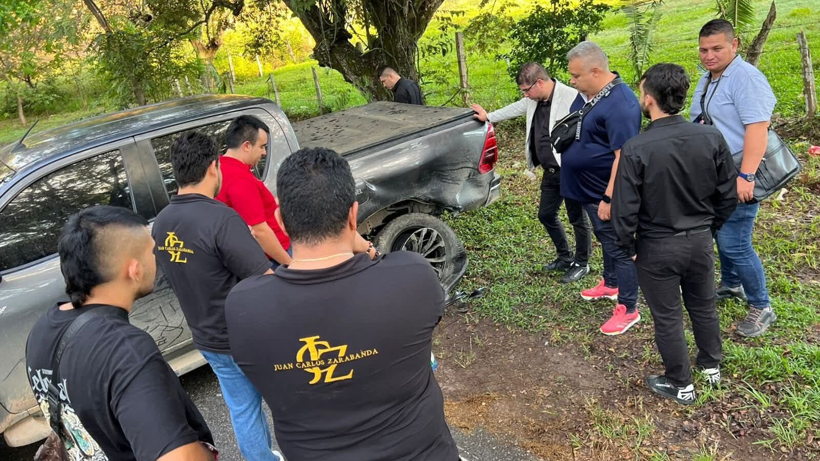 Conductor en aparente estado de embriaguez chocó vehículo de Juan Carlos Zarabanda