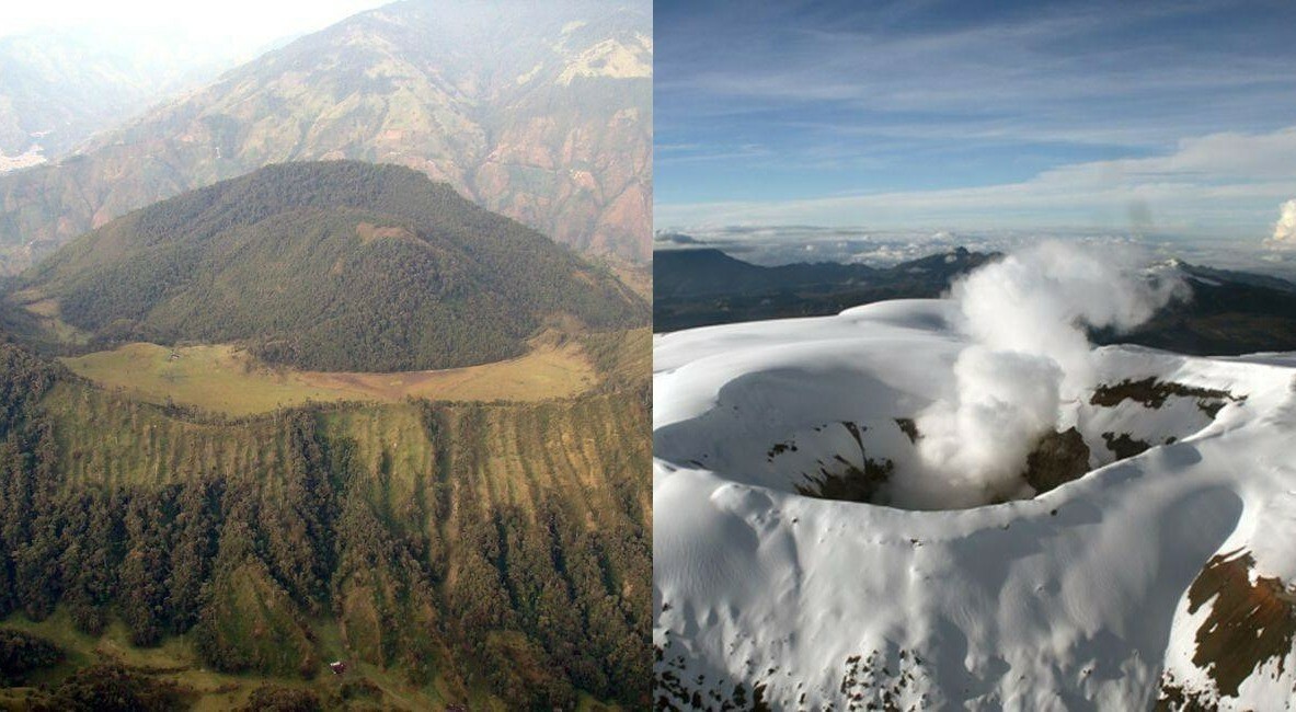 Nevado del Ruiz y Cerro Machín continúan en alerta amarilla en el Tolima