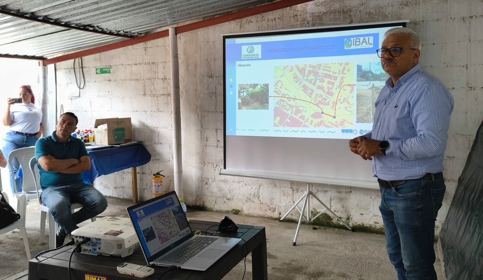 Comunidad cuestiona socialización de obras del IBAL en el Centenario