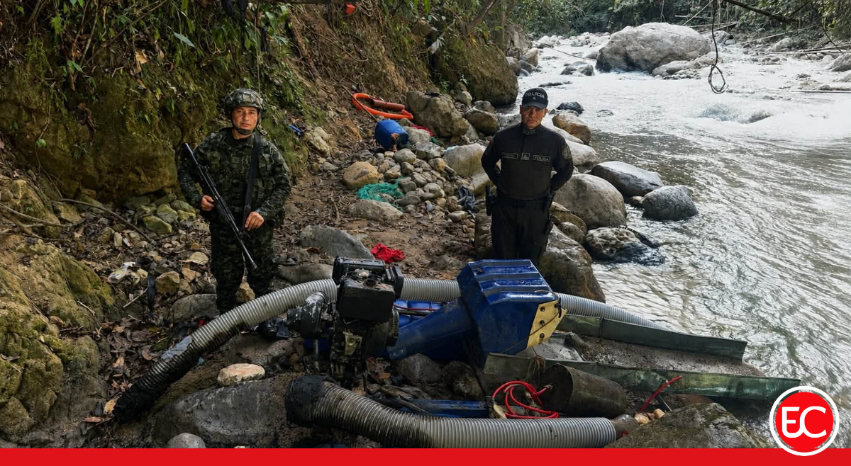 Cortolima intervino zona de minería de oro aluvial en el Líbano