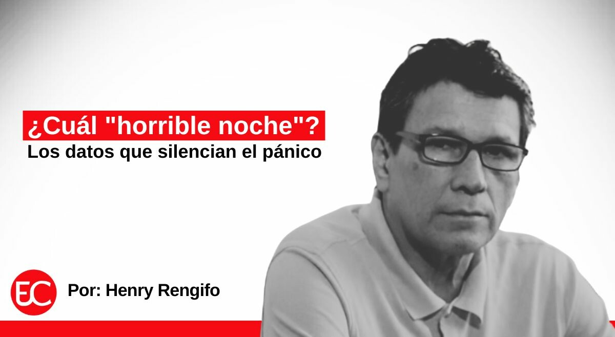 ¿Cuál "horrible noche"? Los datos que silencian el pánico