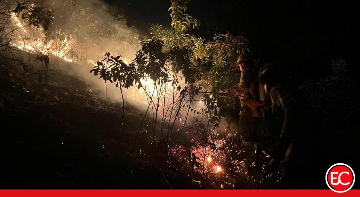 Cunday y Carmen de Apicalá mantienen incendios activos en el Tolima