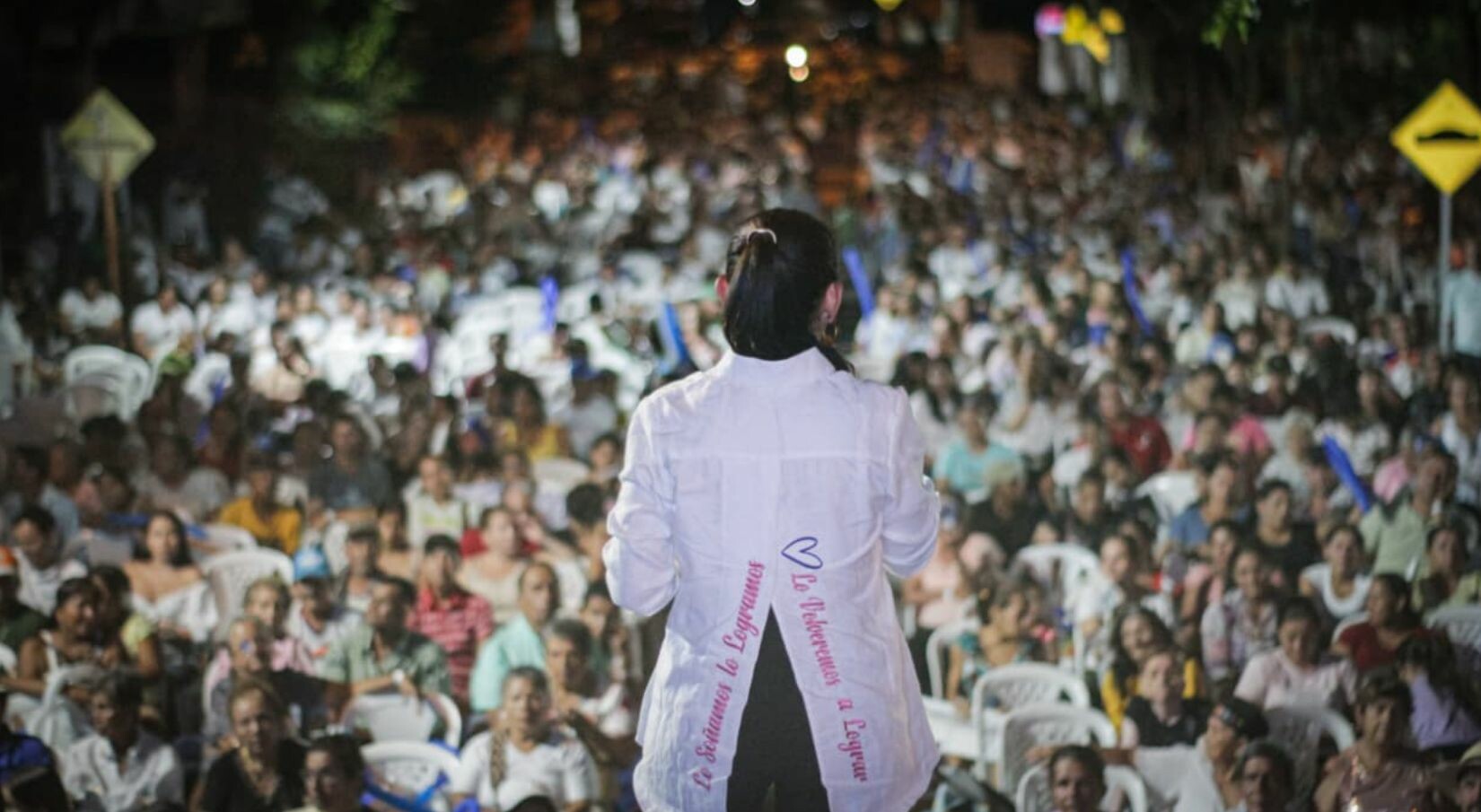 Delcy Isaza contó con importantes apoyos en sus cierres en el Tolima