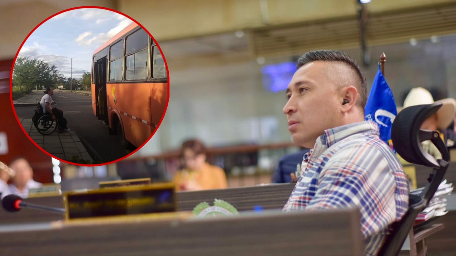 Denuncian exclusión a personas con movilidad reducida en el transporte público de Ibagué