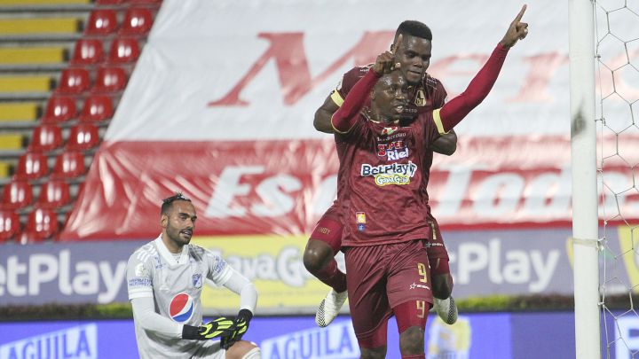 Deportes Tolima a consagrarse en Bogotá: empató 1 - 1 con Millonarios