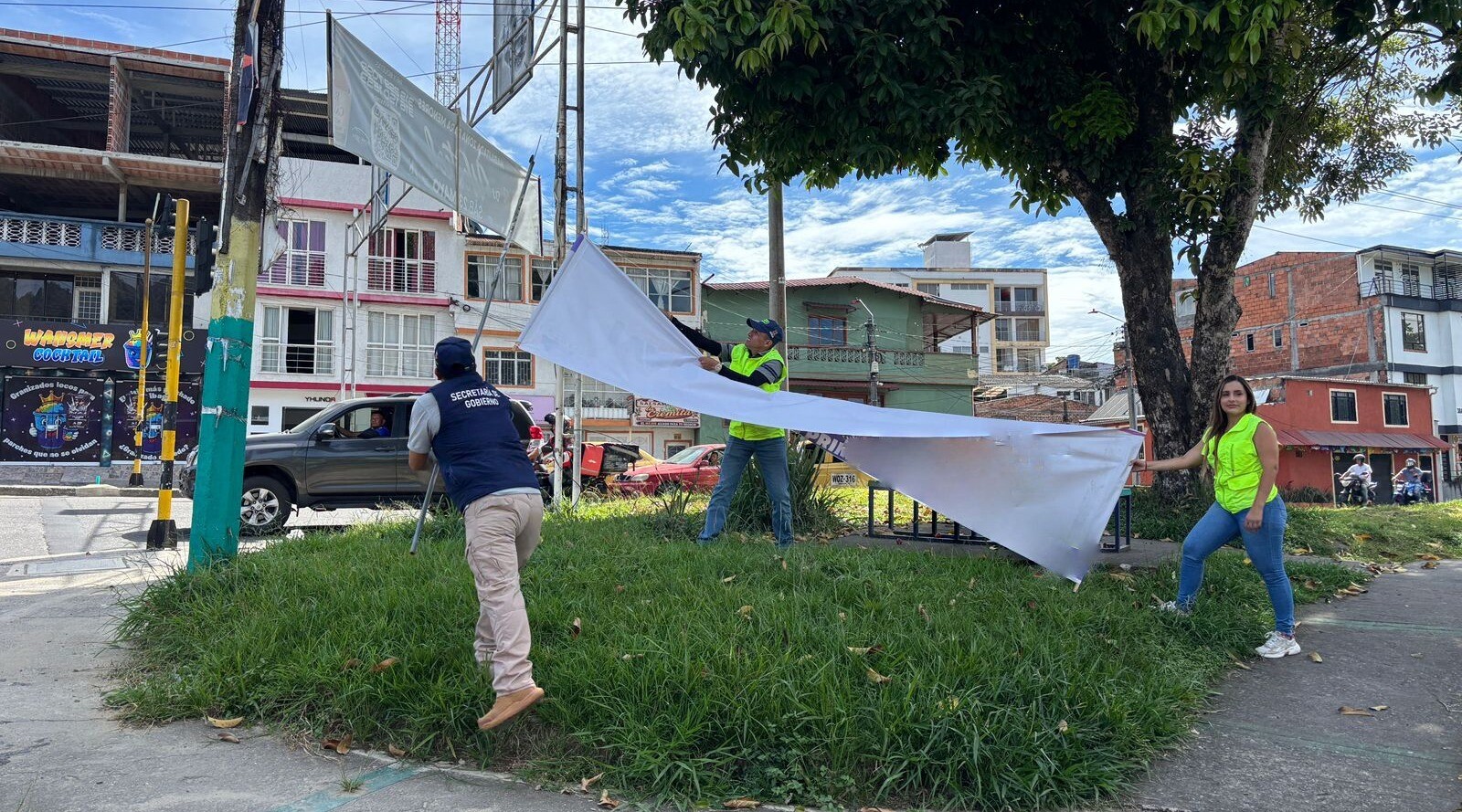 Ofensiva contra la publicidad política ilegal en Ibagué