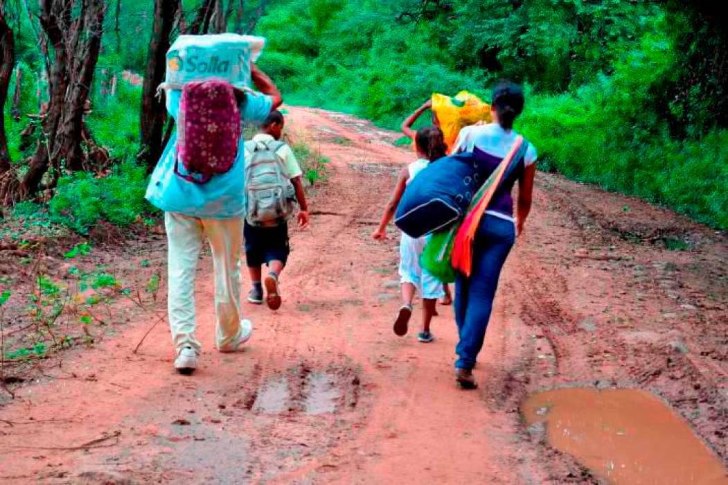 Más de 27.000 desplazados en Colombia entre enero y marzo