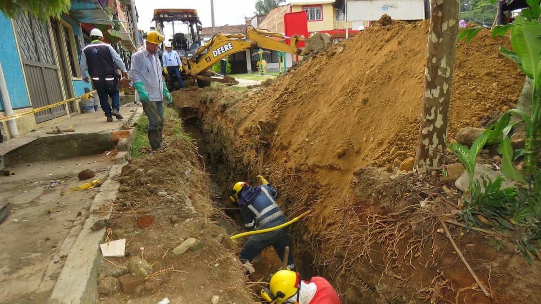 Inició los trabajos de reparación en el  distrito 4