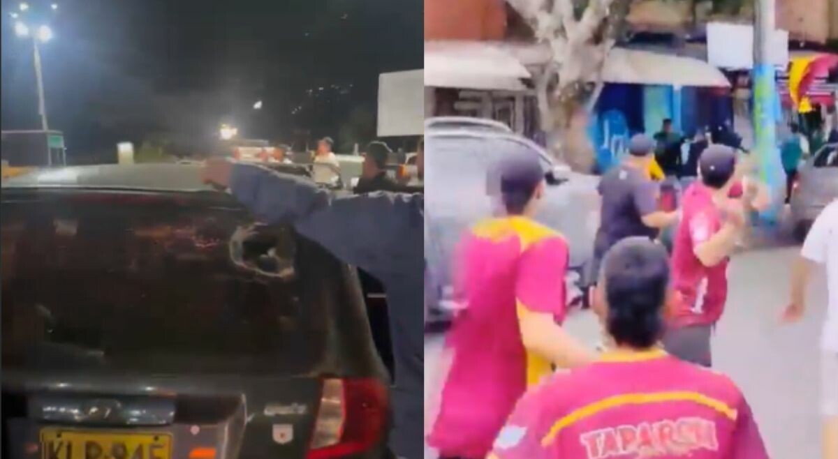 Disturbios tras el partido de entre Deportes Tolima y Deportivo Cali