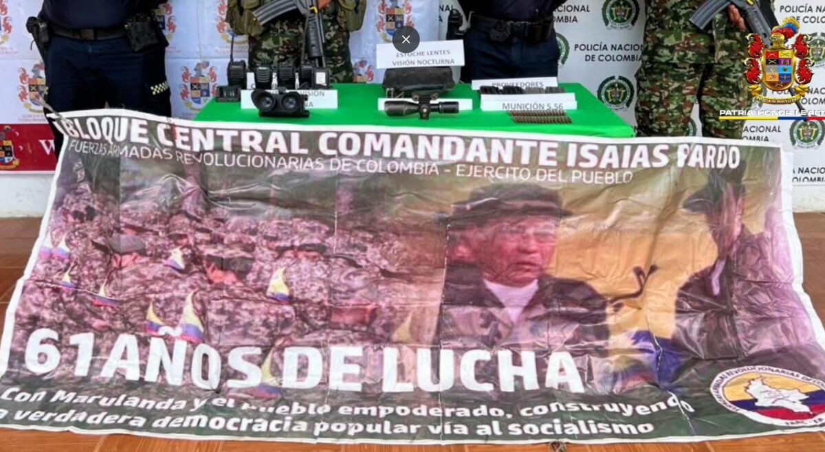 Ejército ubica depósito ilegal de disidencias de las Farc en zona rural de Ataco