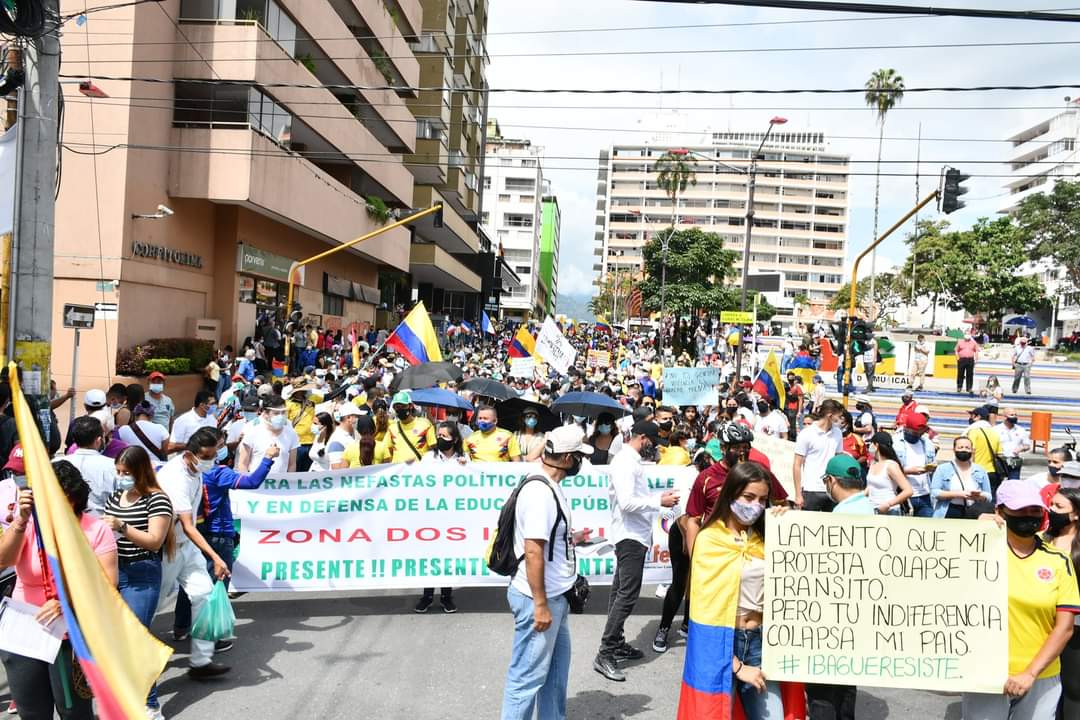 El paro en Ibagué continúa: convocan a una gran movilización este miércoles 12 de mayo