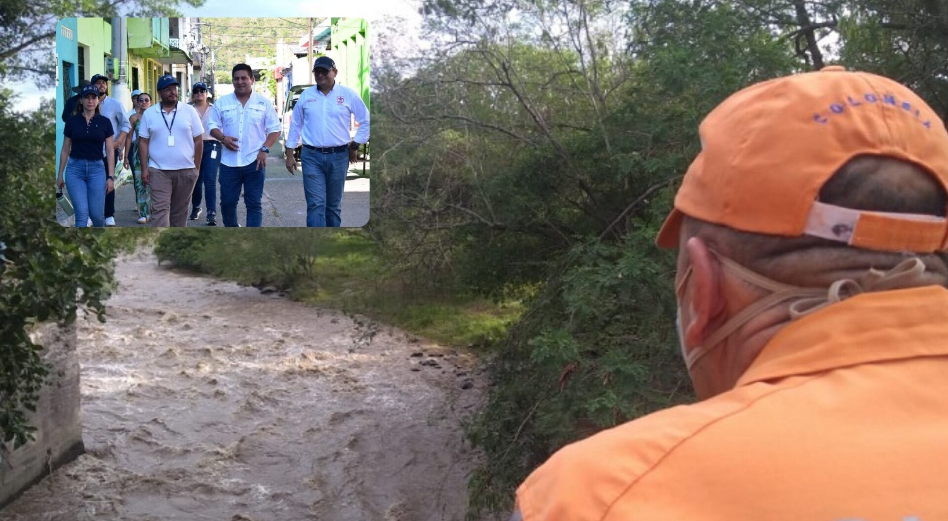 El río Gualí amenaza viviendas en Honda