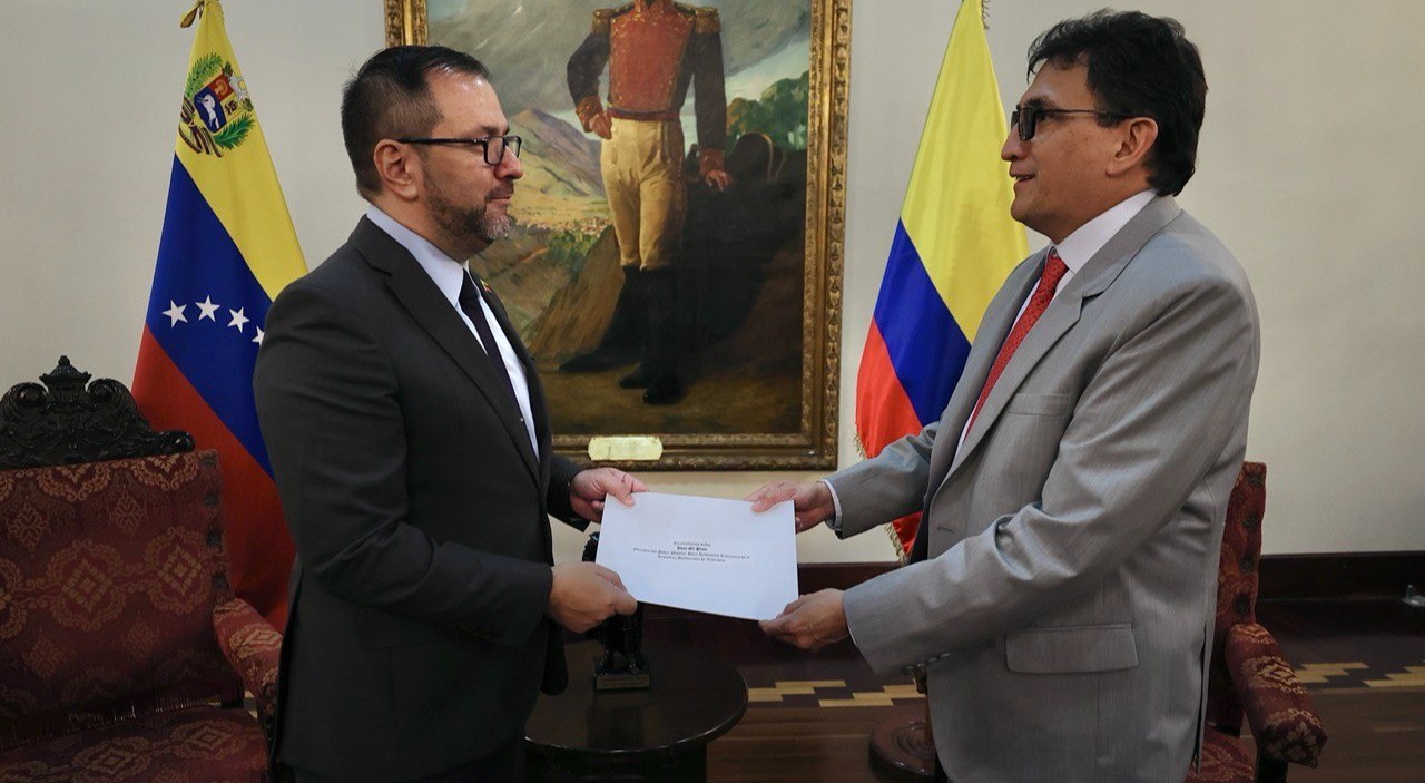 Embajador de Colombia ante Venezuela presentó credenciales