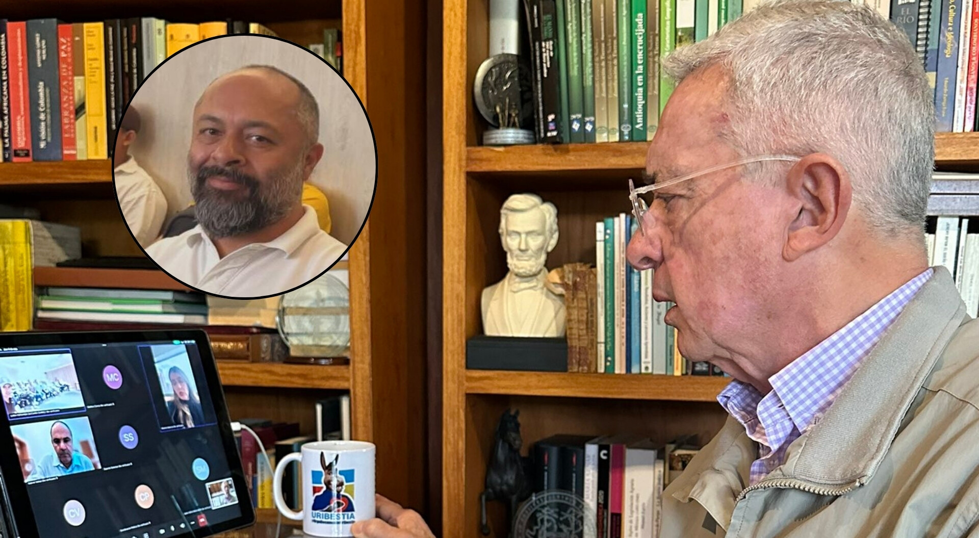 Empresario tolimense multado por maltrato laboral apareció en reunión con Uribe