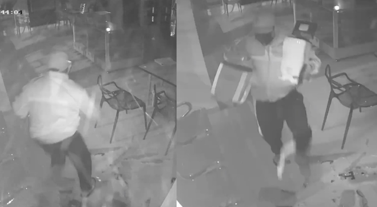 En solo 30 segundos robaron costosos equipos de una óptica en Ibagué