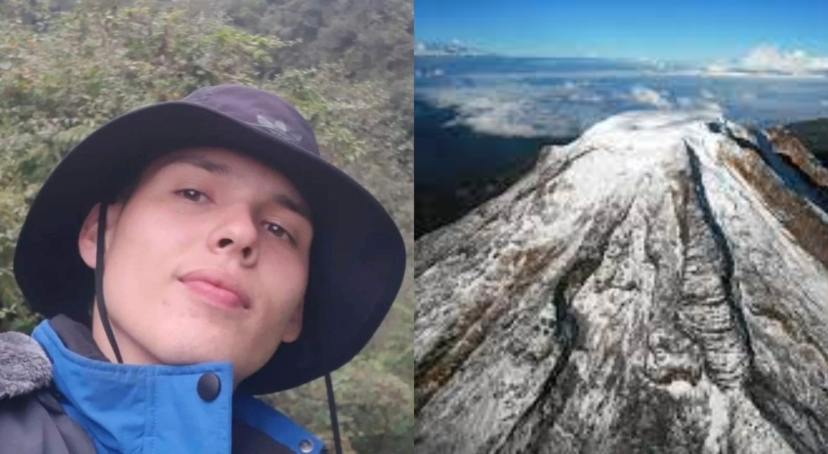 Este es el joven que desapareció cerca al cráter del Nevado del Tolima