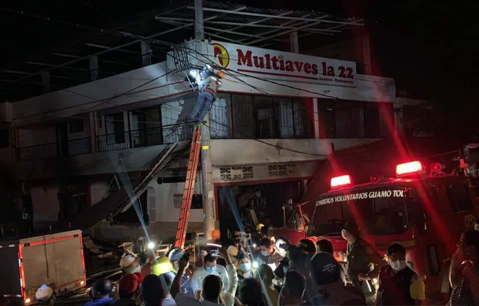 Explosión en asadero de Purificación fue por una fuga en un cilindro de gas