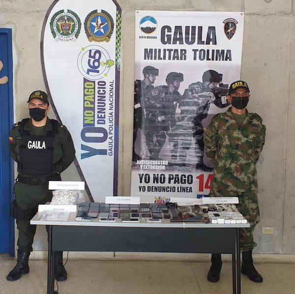 Exitoso operativo contra extorsión en cárcel Picaleña