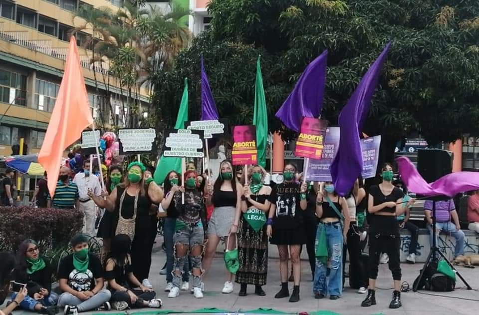 Feministas de Ibagué marcharon por la despenalización del aborto