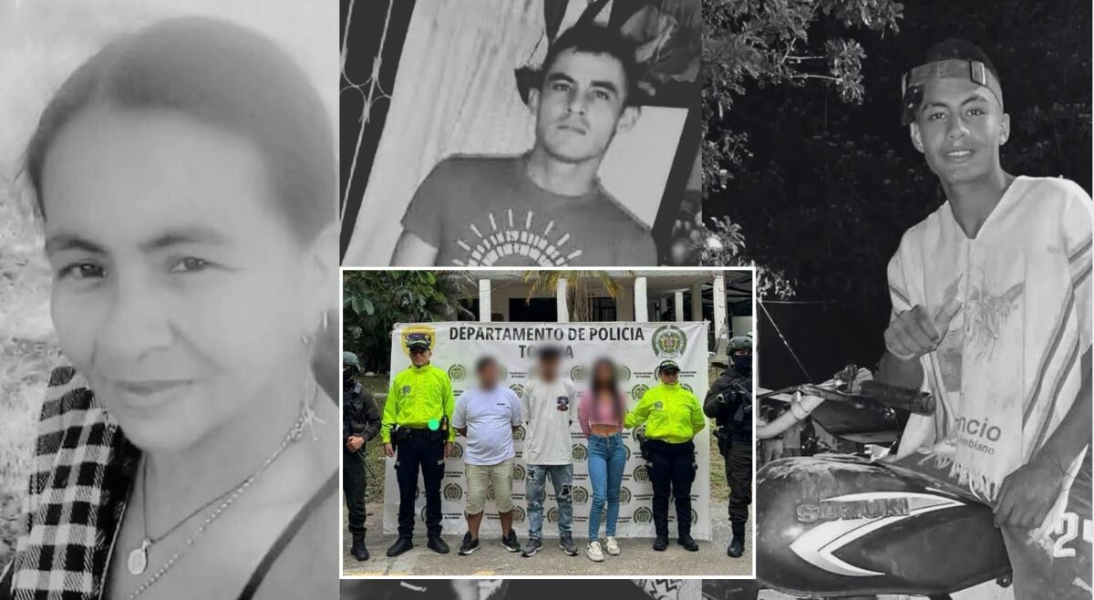 Fiscalía judicializa a cuatro personas por triple homicidio en Lérida, Tolima