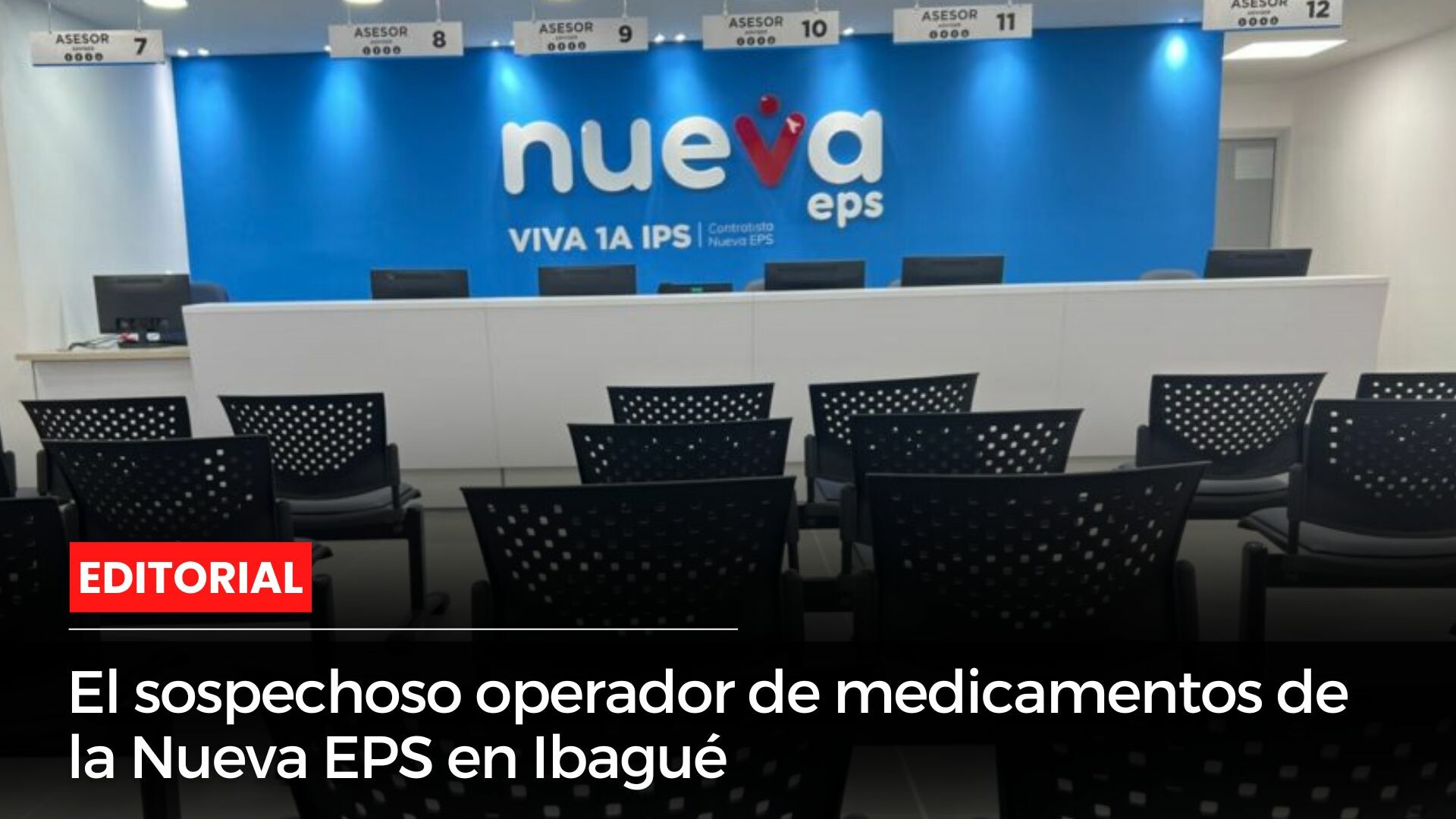 El sospechoso operador de medicamentos de la Nueva EPS en Ibagué