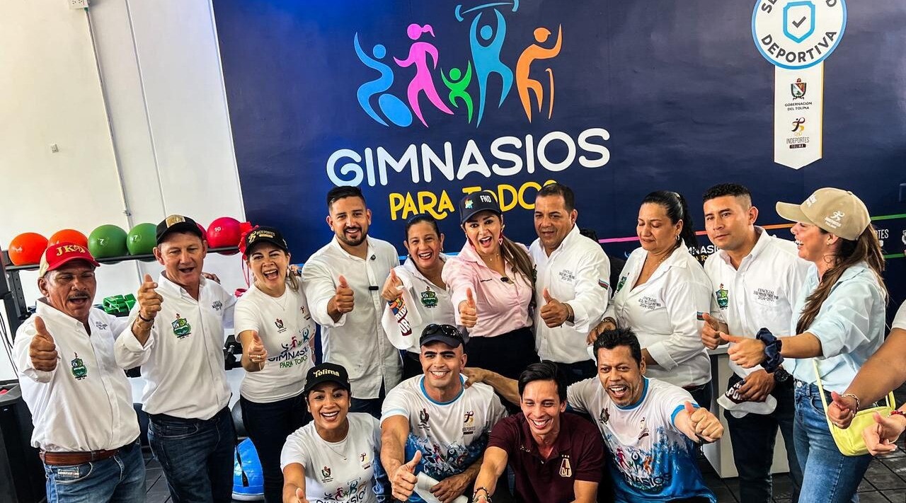 ¡Gratis y Para Todos! Coello estrena el primer gimnasio público del Tolima