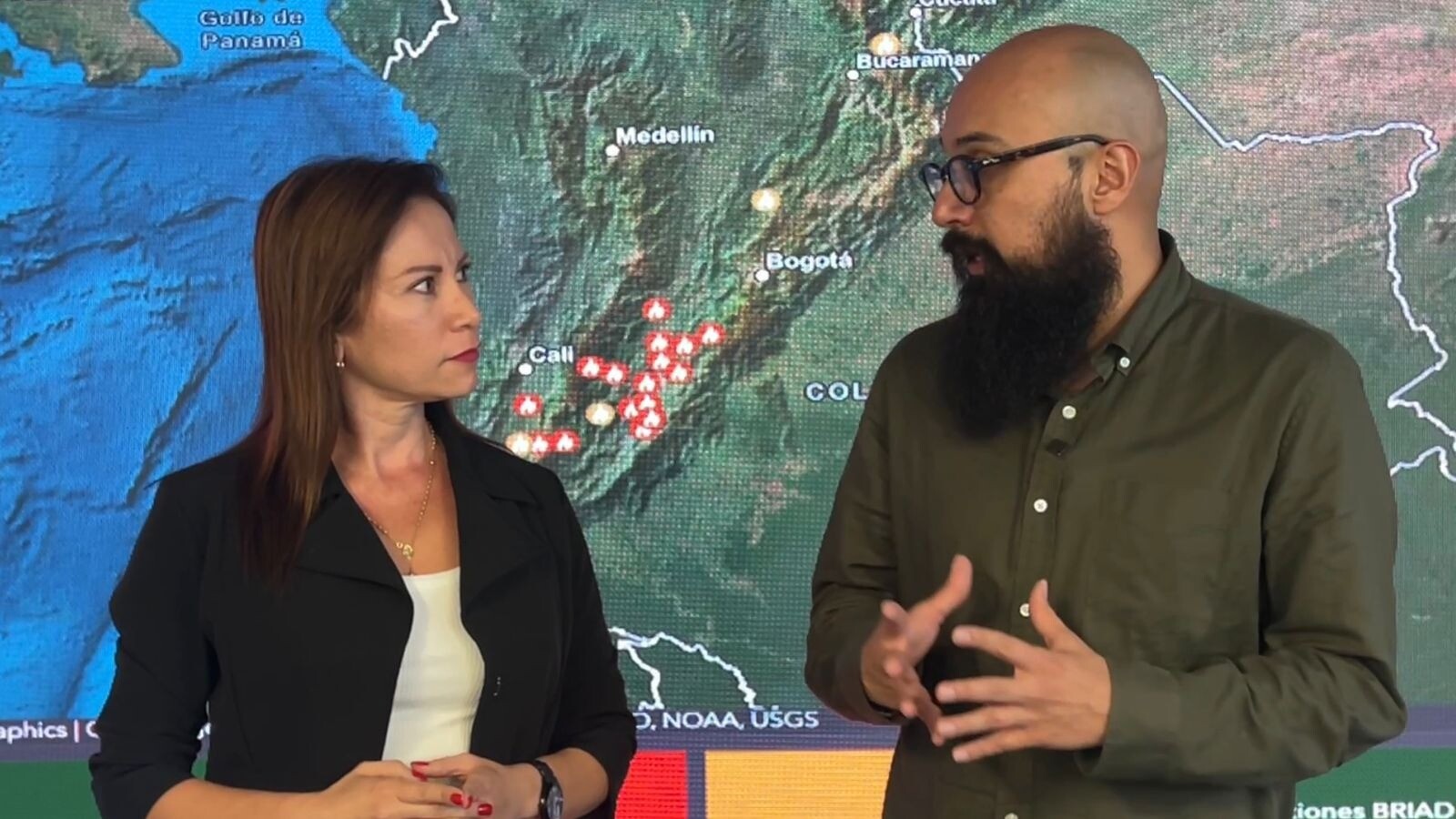 Gobernación y UNGDR acuerdan plan de emergencias por incendios forestales