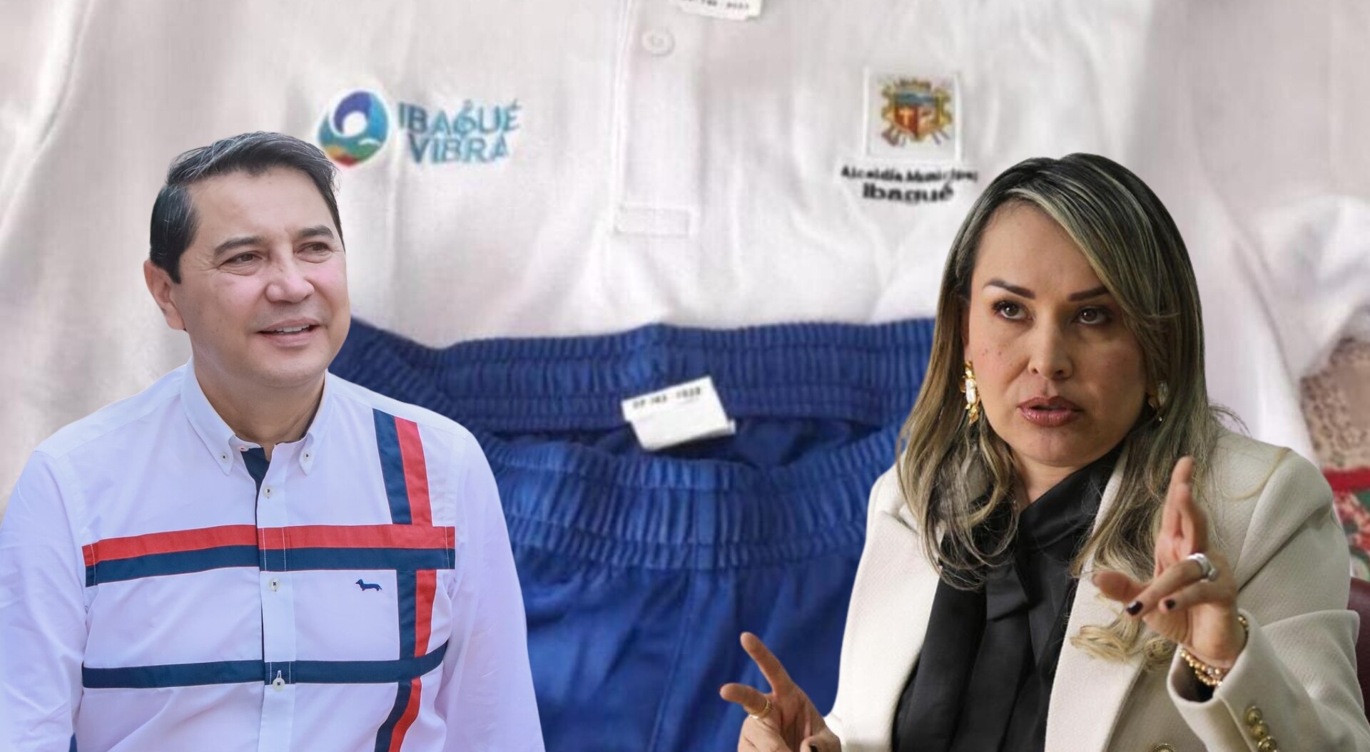 Gobierno de Aranda repartió prendas con el eslogan del exalcalde Hurtado