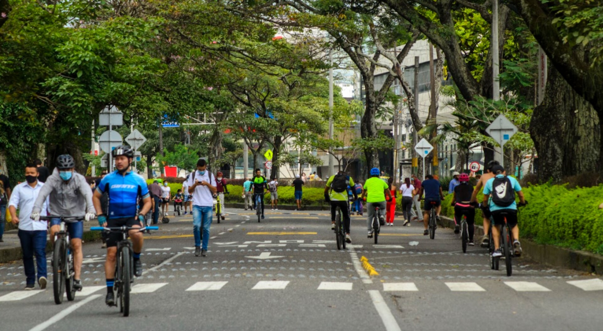 Gremios celebran el Día sin carro y sin moto voluntario en Ibagué