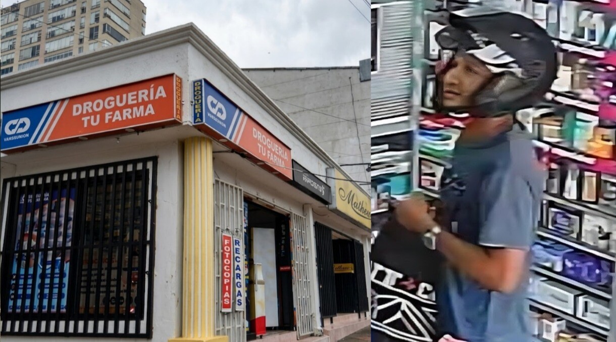El ladrón que azota a las droguerías en Ibagué