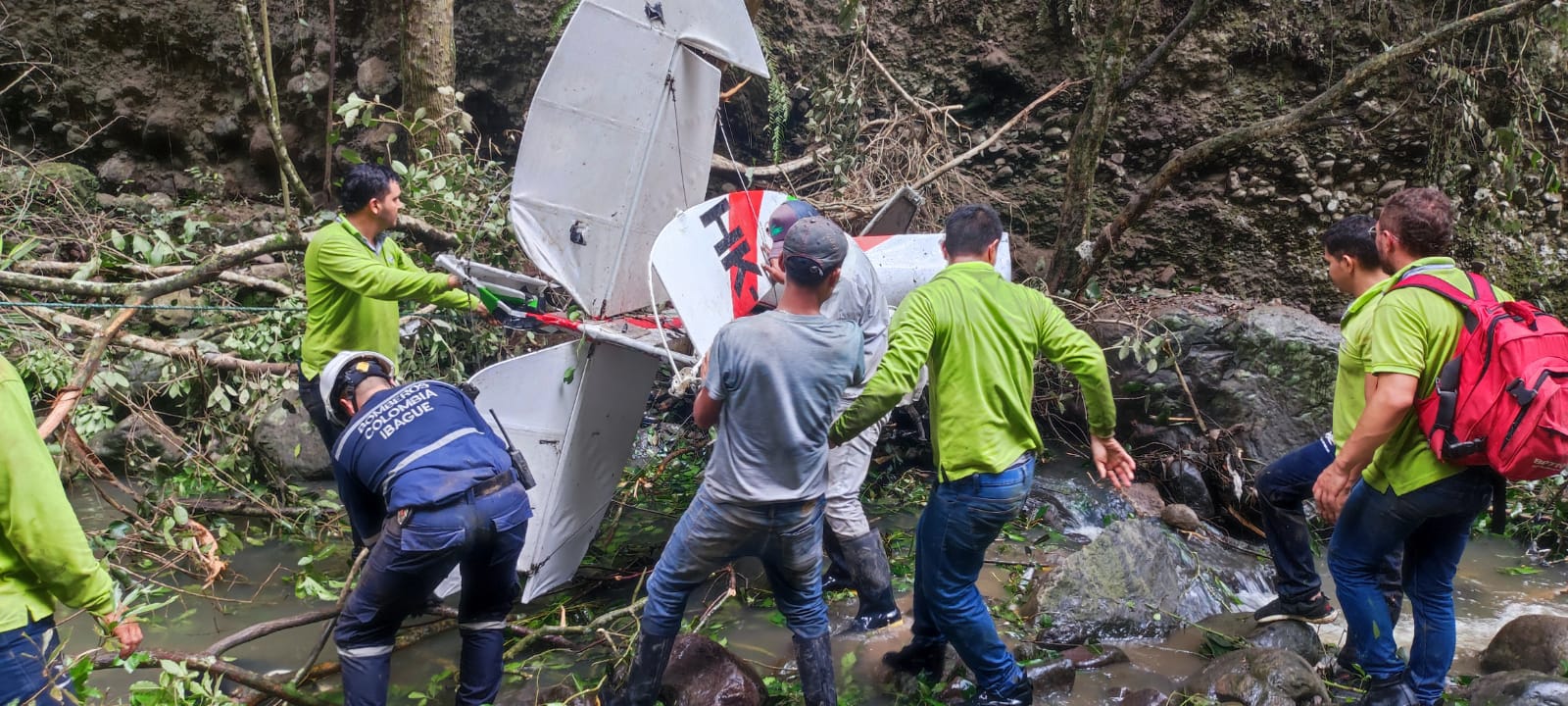 Hallan el cuerpo sin vida del piloto que sufrió accidente aéreo en la zona rural de Ibagué