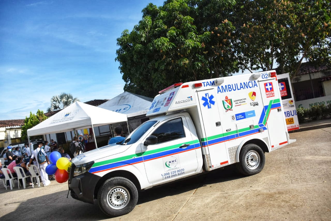 Hospital de Purificación recibe nueva ambulancia medicalizada