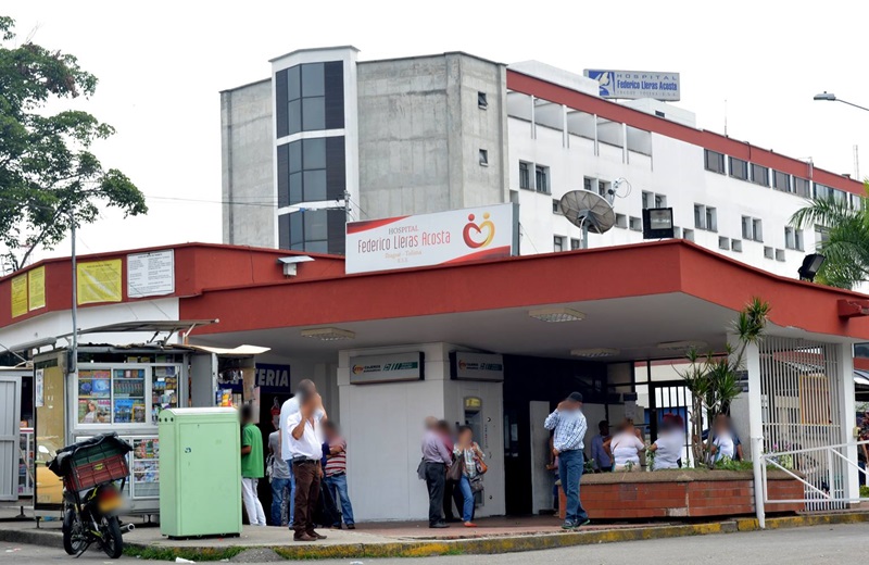 Hospital Federico Lleras en su máxima ocupación