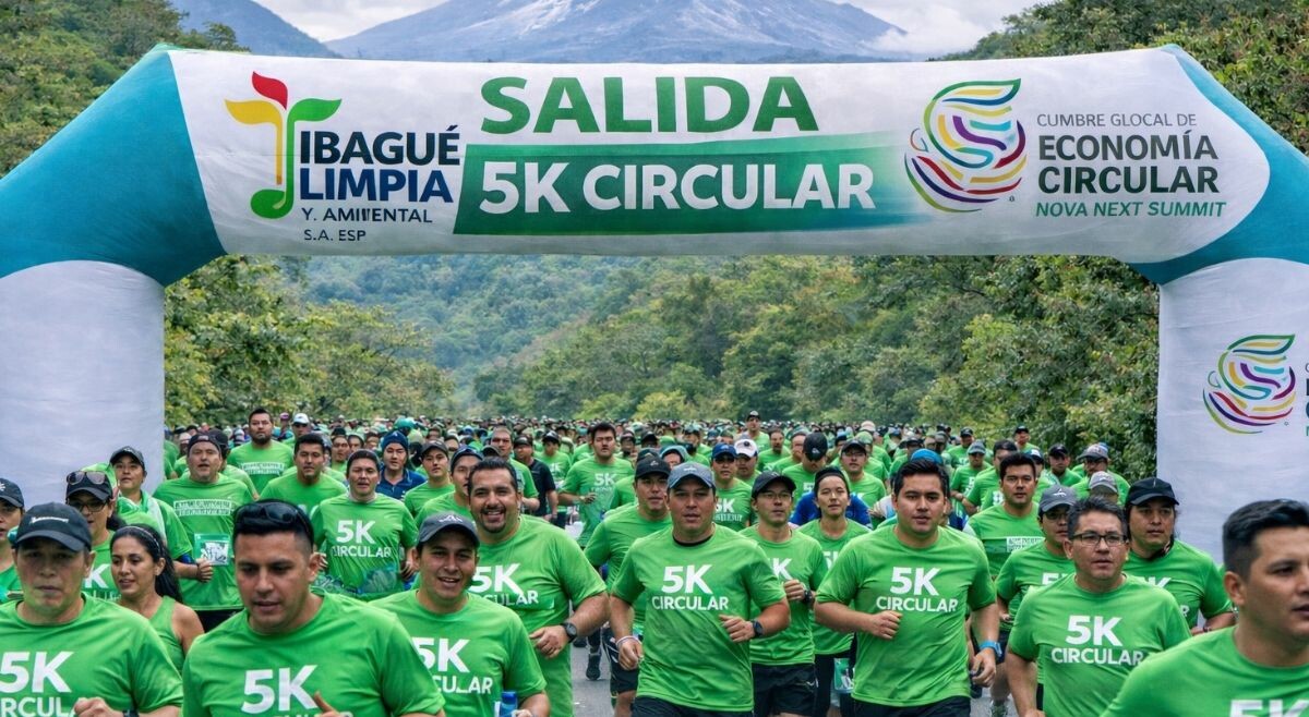 Ibagué corre por el ambiente y la educación en la 5K Circular del Cañón del Combeima